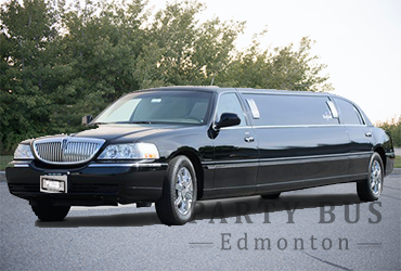 Black Lincoln Town Car Stretch Limousine