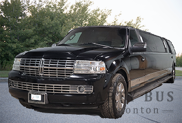 14 Passenger Black Navigator Stretch Rental